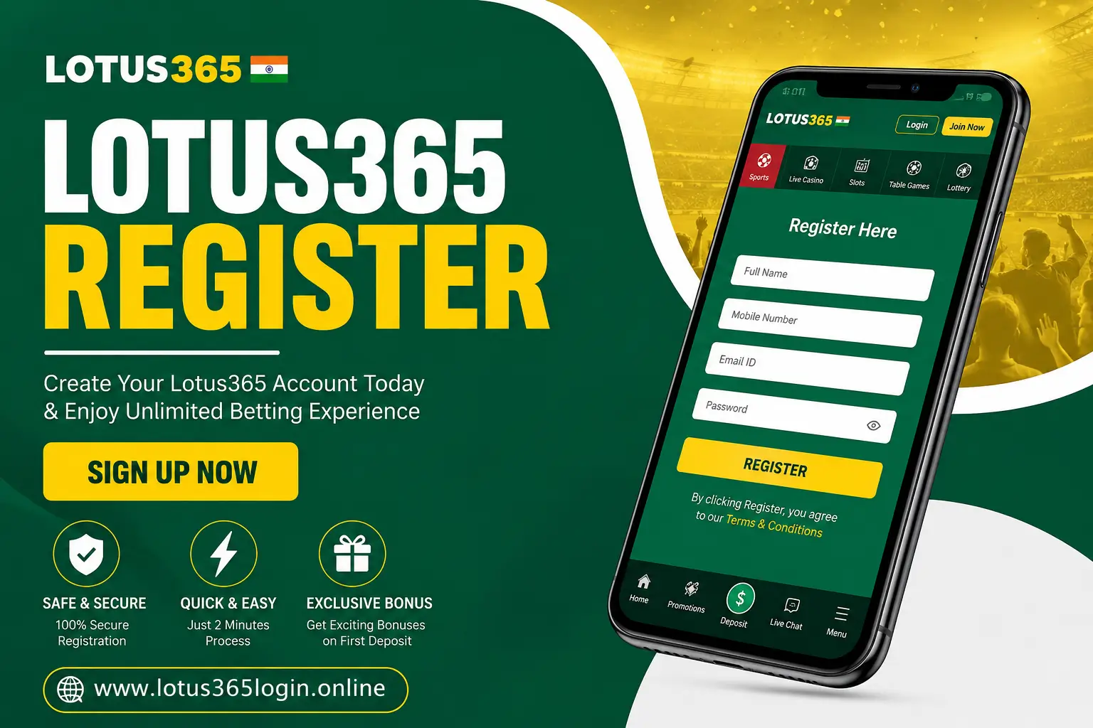 Lotus365 Register